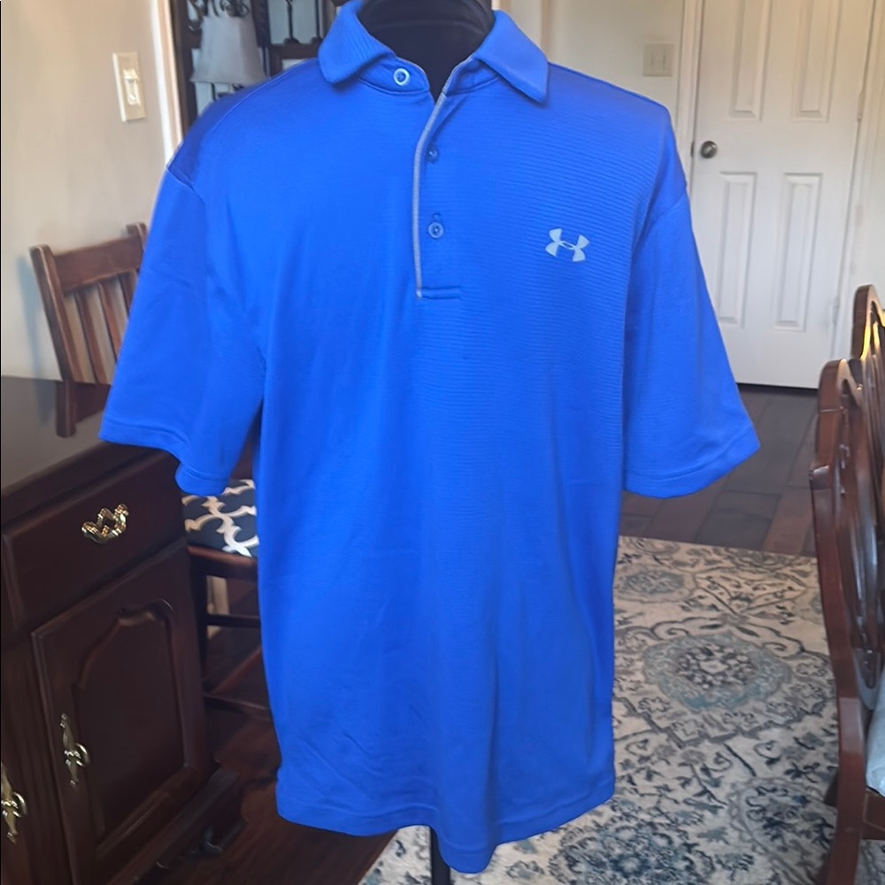 Under Armour Men's Vibrant Blue Polo